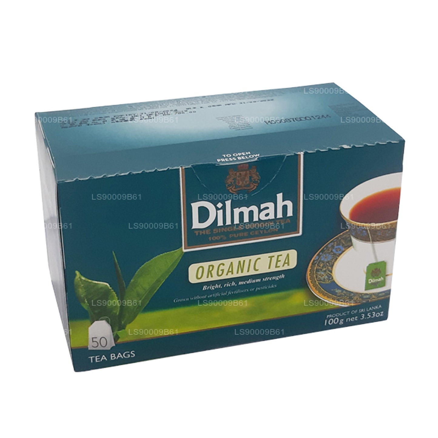 Органический чай Dilmah (100 г) 50 пакетиков