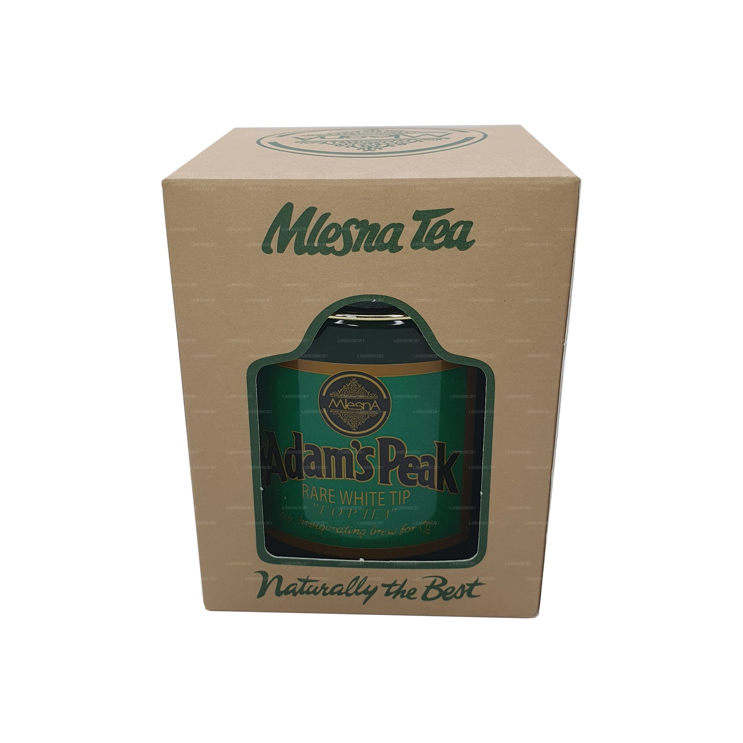 Чай Mlesna Adam's Peak Редкий белый листовой чай ФОП в металлической тележке (100 г)
