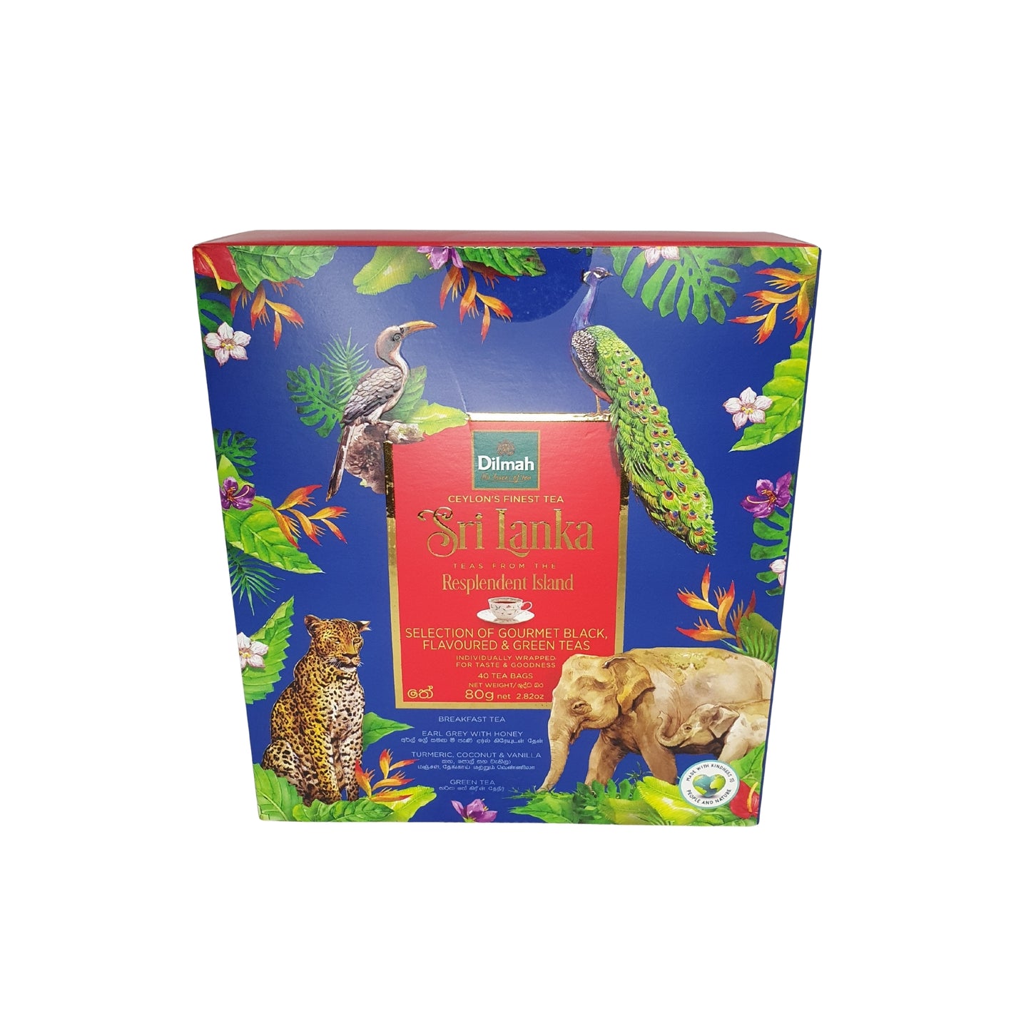 Подарочный набор Dilmah Resplendent Island (80 г) 40 пакетиков чая
