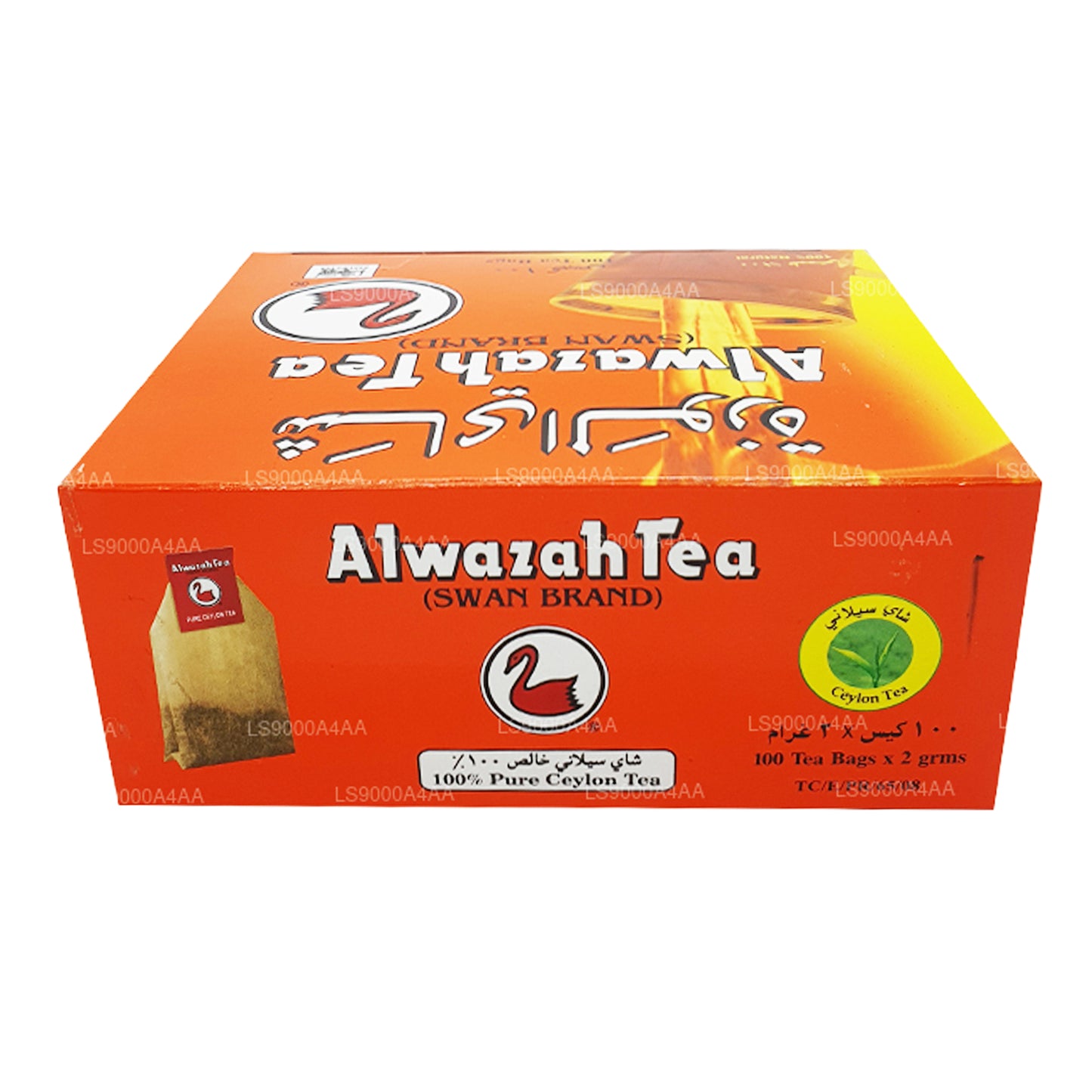 Чистый цейлонский черный чай Alwazah 100 пакетиков (200 г)