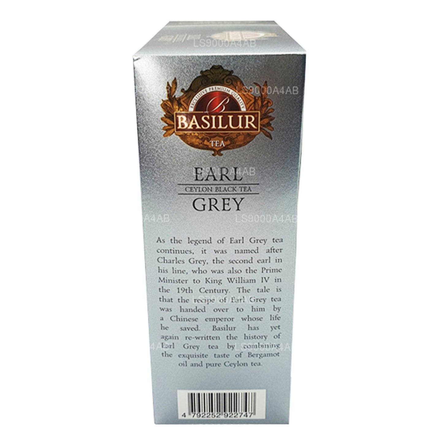 Классический цейлонский черный чай Basilur Speciality Classics Эрл Грей (200 г) 100 чайных пакетиков