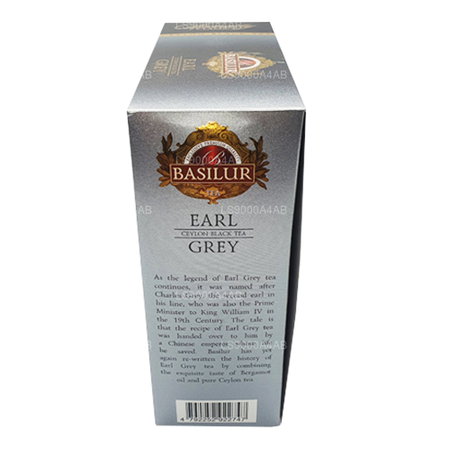 Классический цейлонский черный чай Basilur Speciality Classics Эрл Грей (200 г) 100 чайных пакетиков