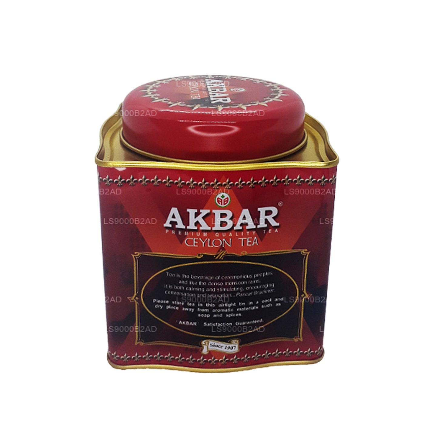 Классический цейлонский чай Akbar (250 г), жестяная банка