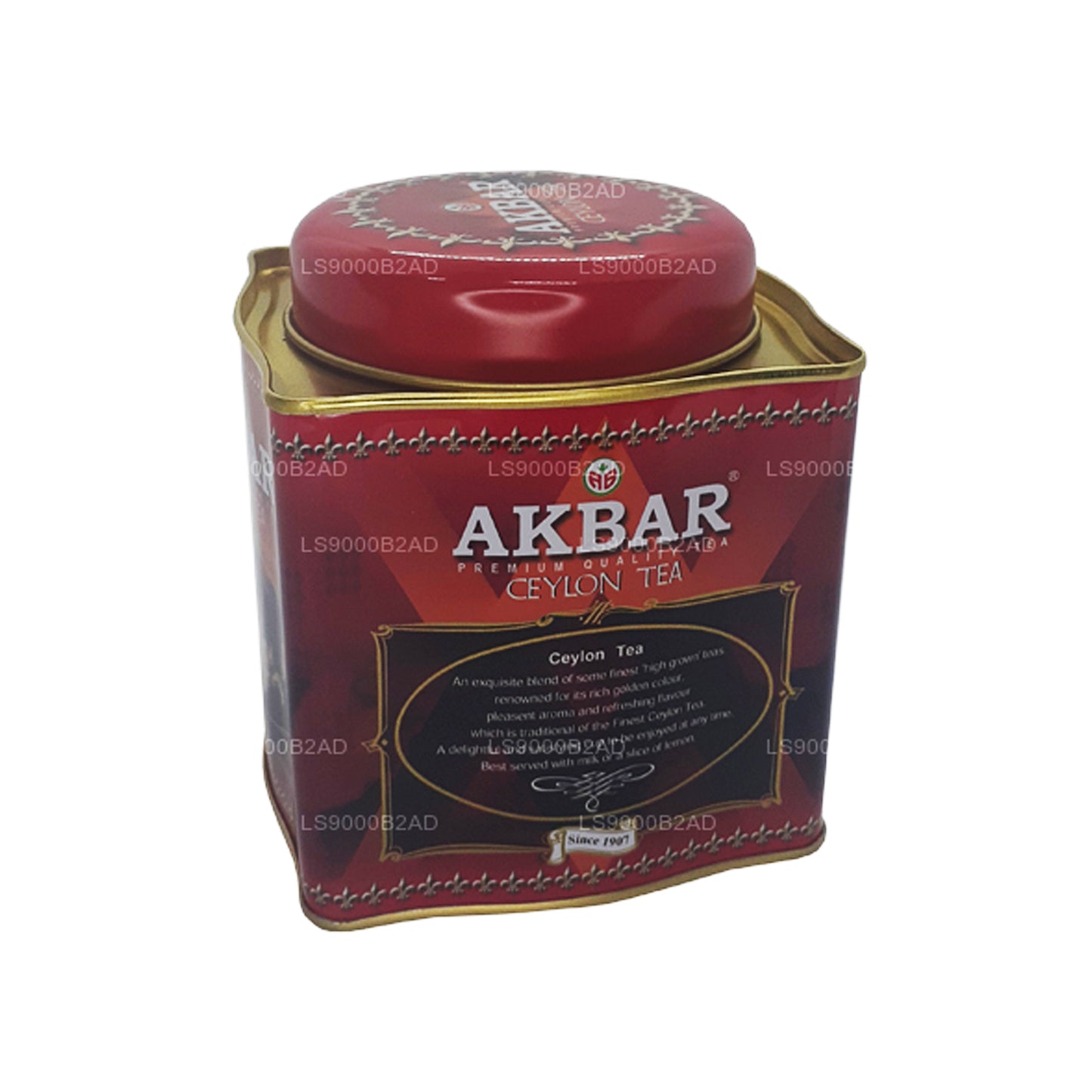 Классический цейлонский чай Akbar (250 г), жестяная банка