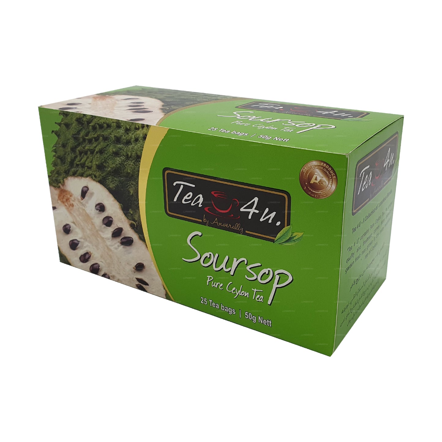 Черный чай Tea4U со сметанным яблоком (50 г) 25 пакетиков