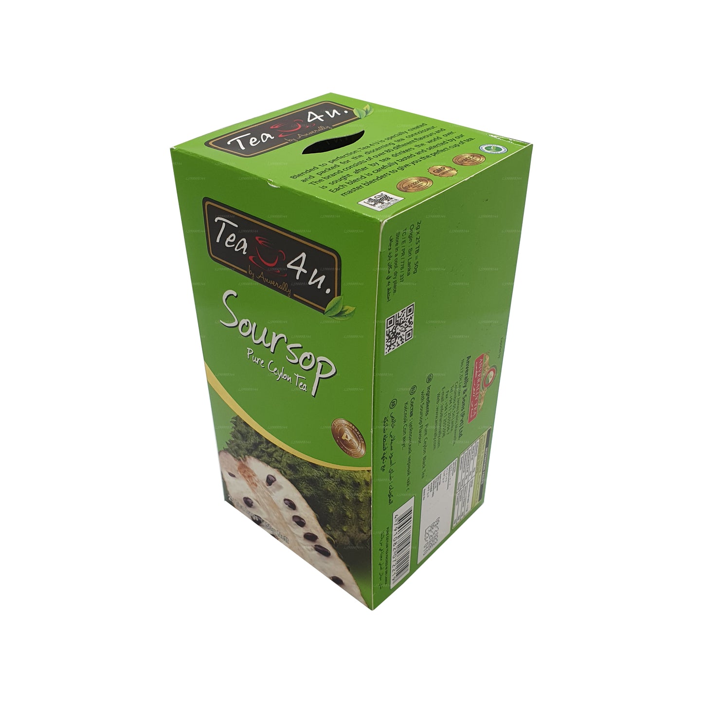 Черный чай Tea4U со сметанным яблоком (50 г) 25 пакетиков