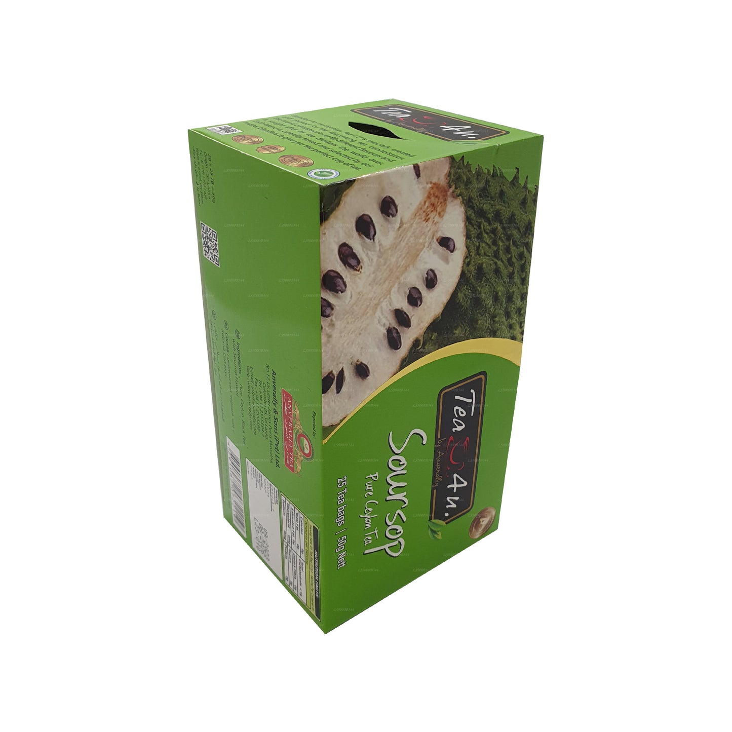 Черный чай Tea4U со сметанным яблоком (50 г) 25 пакетиков