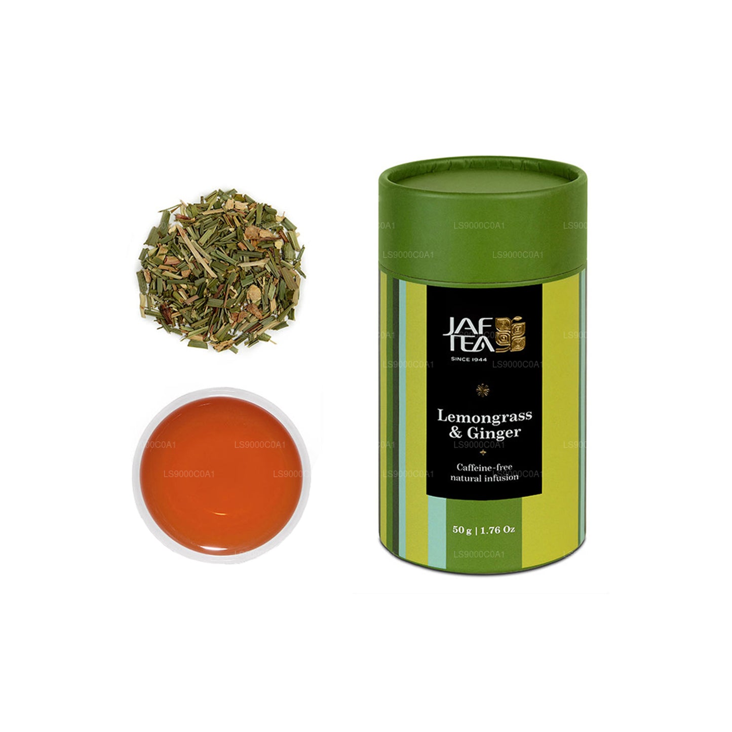 Чай Jaf Tea с лимонной травой и листьями имбиря (50 г)