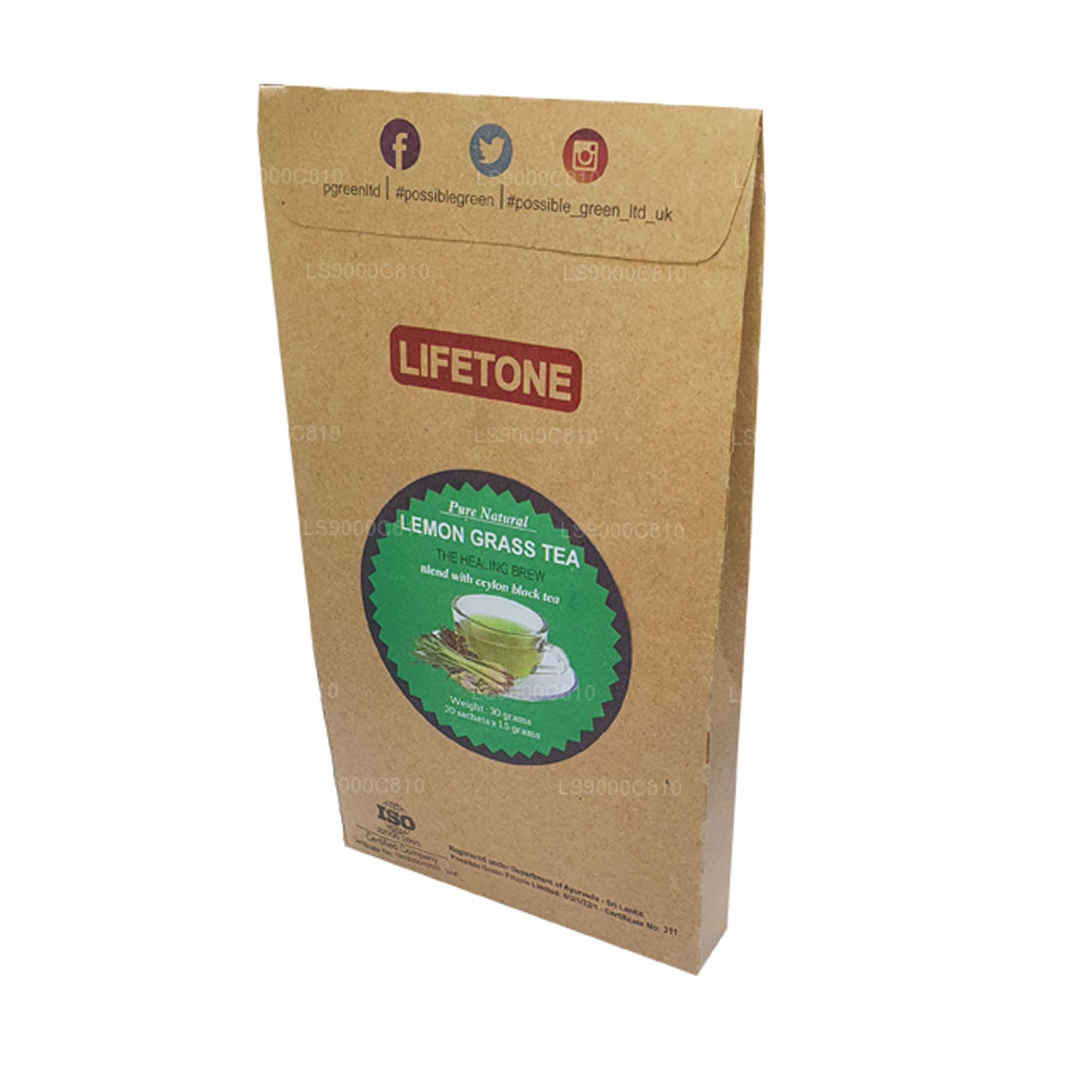Чай Lifetone с лимонной травой (30 г)