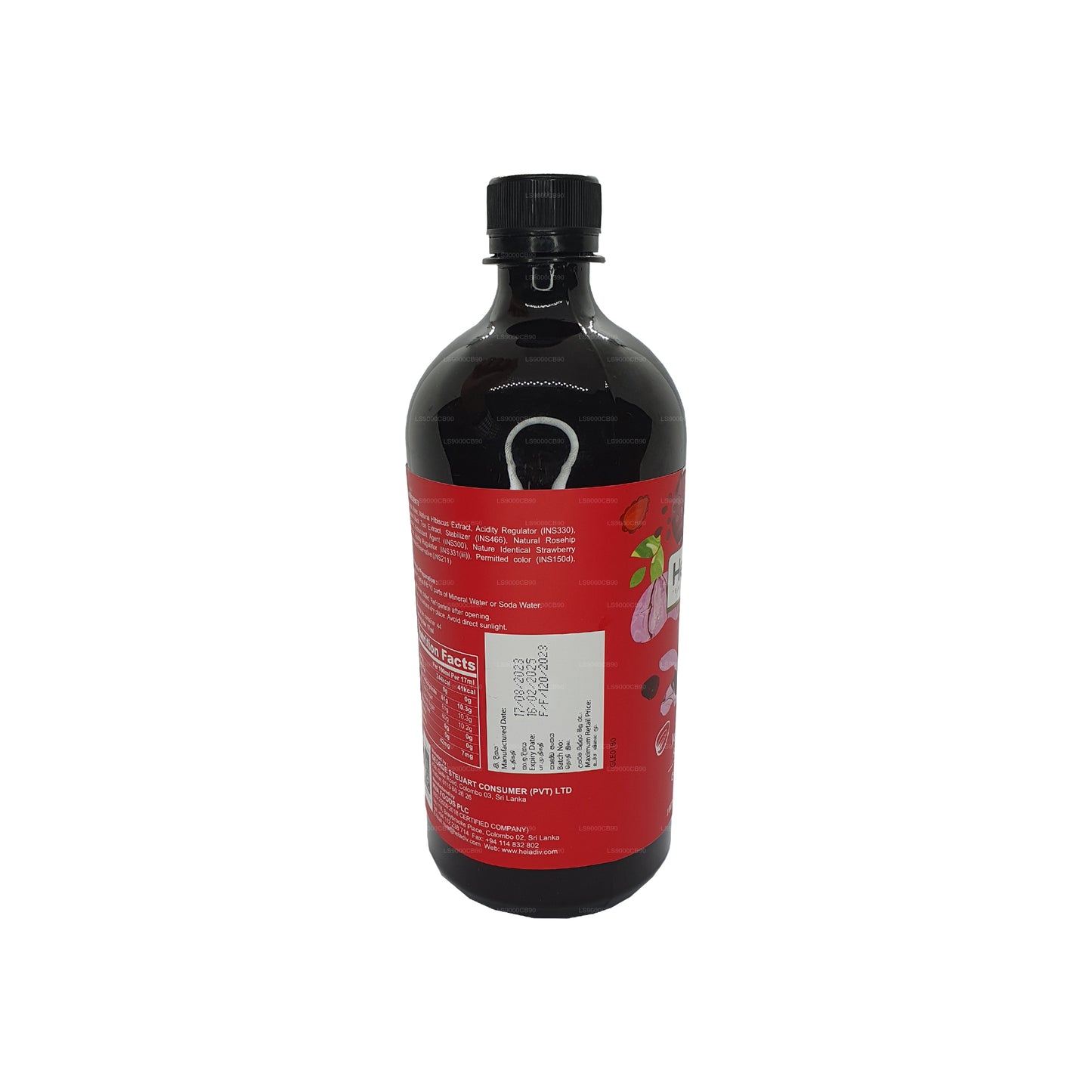 Концентрат холодного чая с клубникой Heladiv Cordial (750 мл)