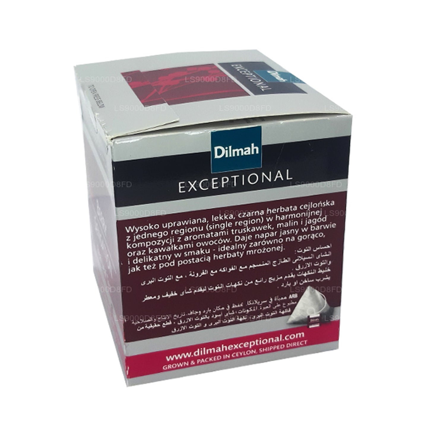 Настоящий листовой чай Dilmah Исключительная ягодная сенсация (40 г) 20 пакетиков