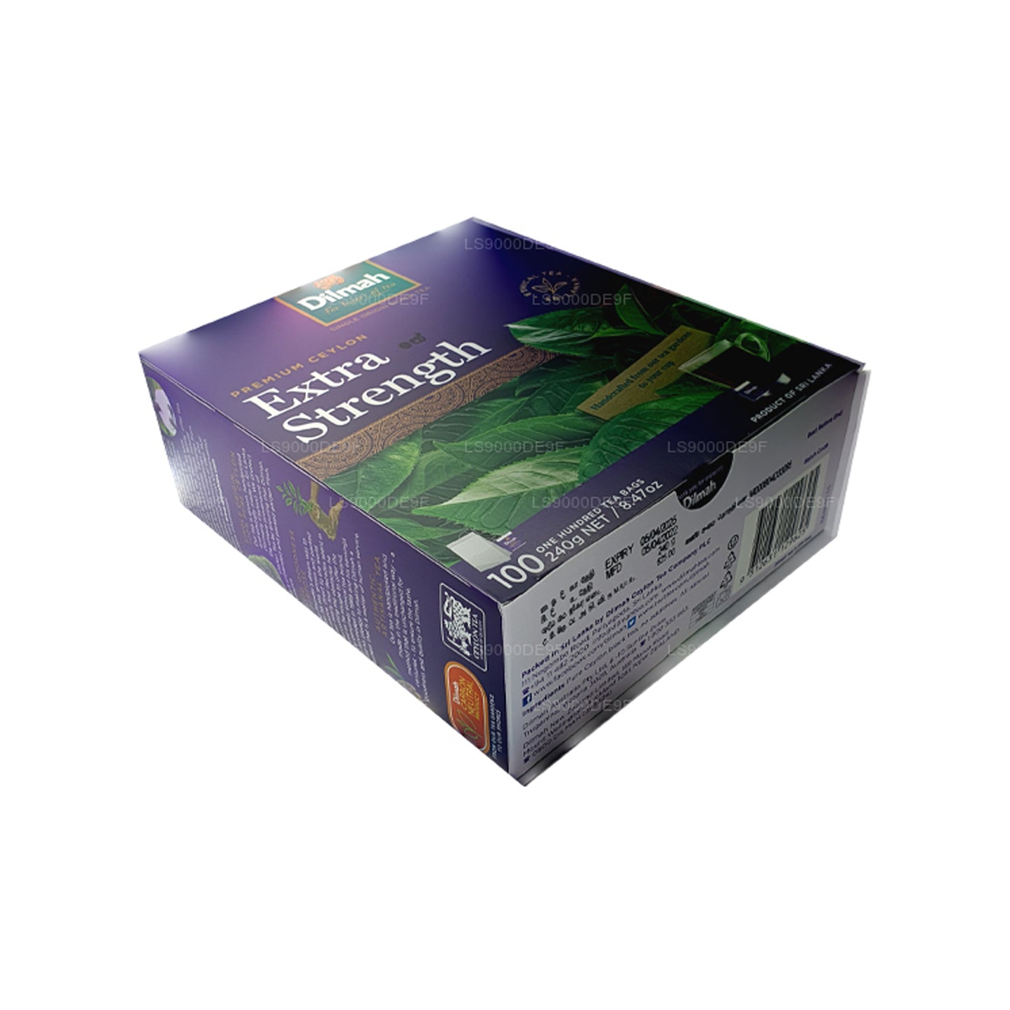 Цейлонский чай повышенной крепости Dilmah Premium (240 г) 100 пакетиков