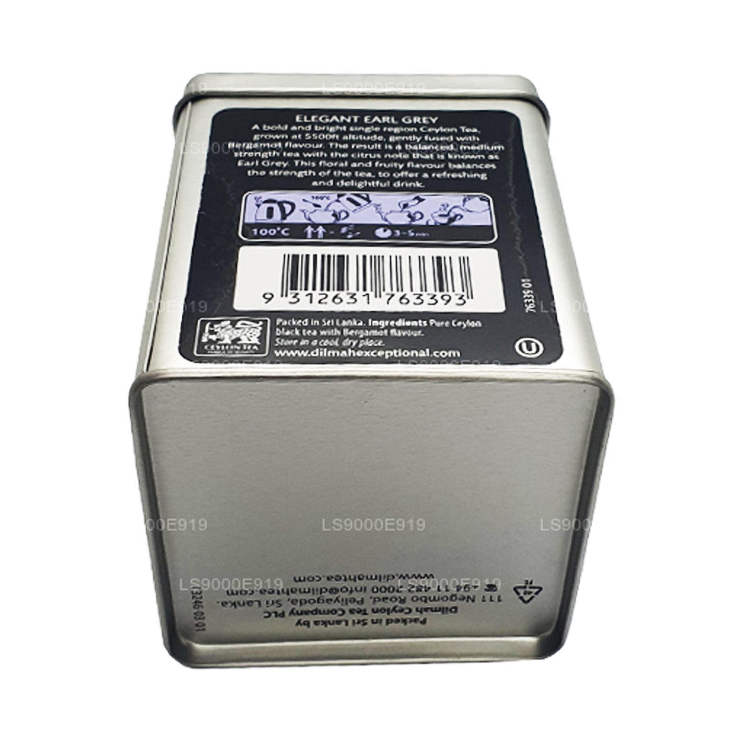 Dilmah Исключительный элегантный настоящий листовой чай Эрл Грей (100 г)