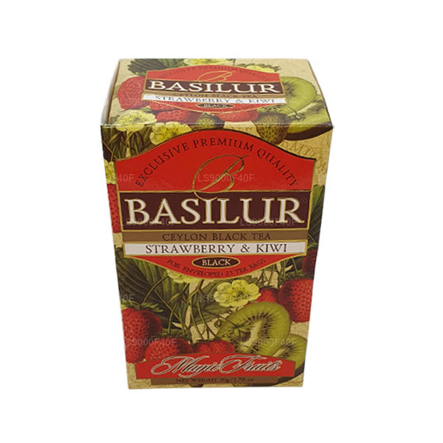 Basilur Клубника и киви (50 г) 20 пакетиков чая