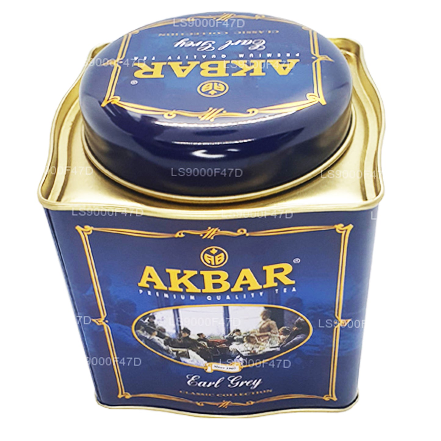 Чай Акбар Классический Эрл Грей Листовой (250 г) Жестяная банка