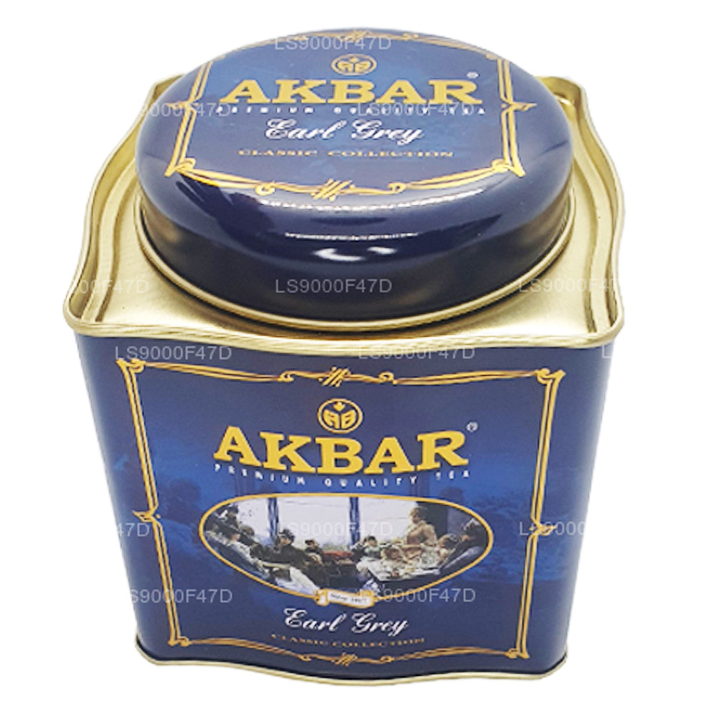 Чай Акбар Классический Эрл Грей Листовой (250 г) Жестяная банка