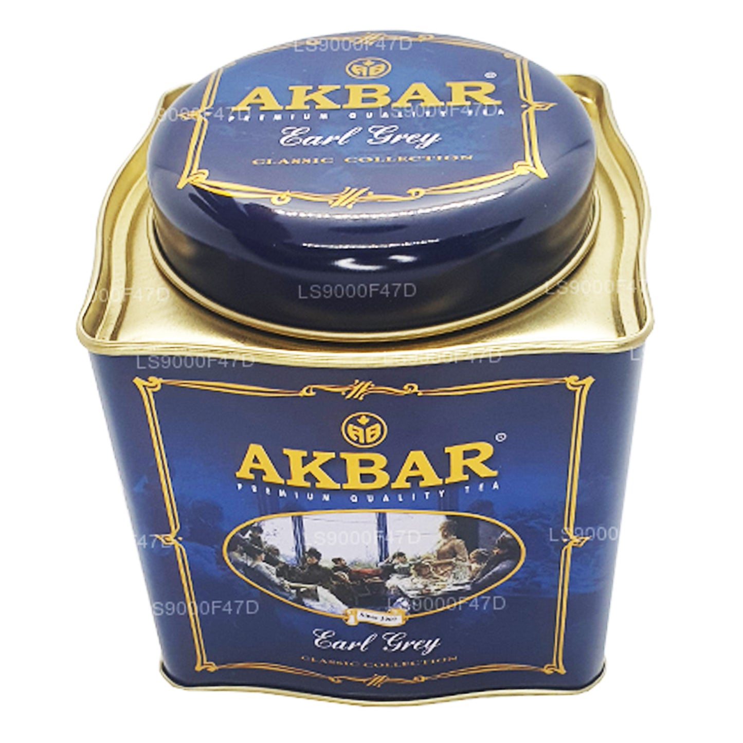 Чай Акбар Классический Эрл Грей Листовой (250 г) Жестяная банка