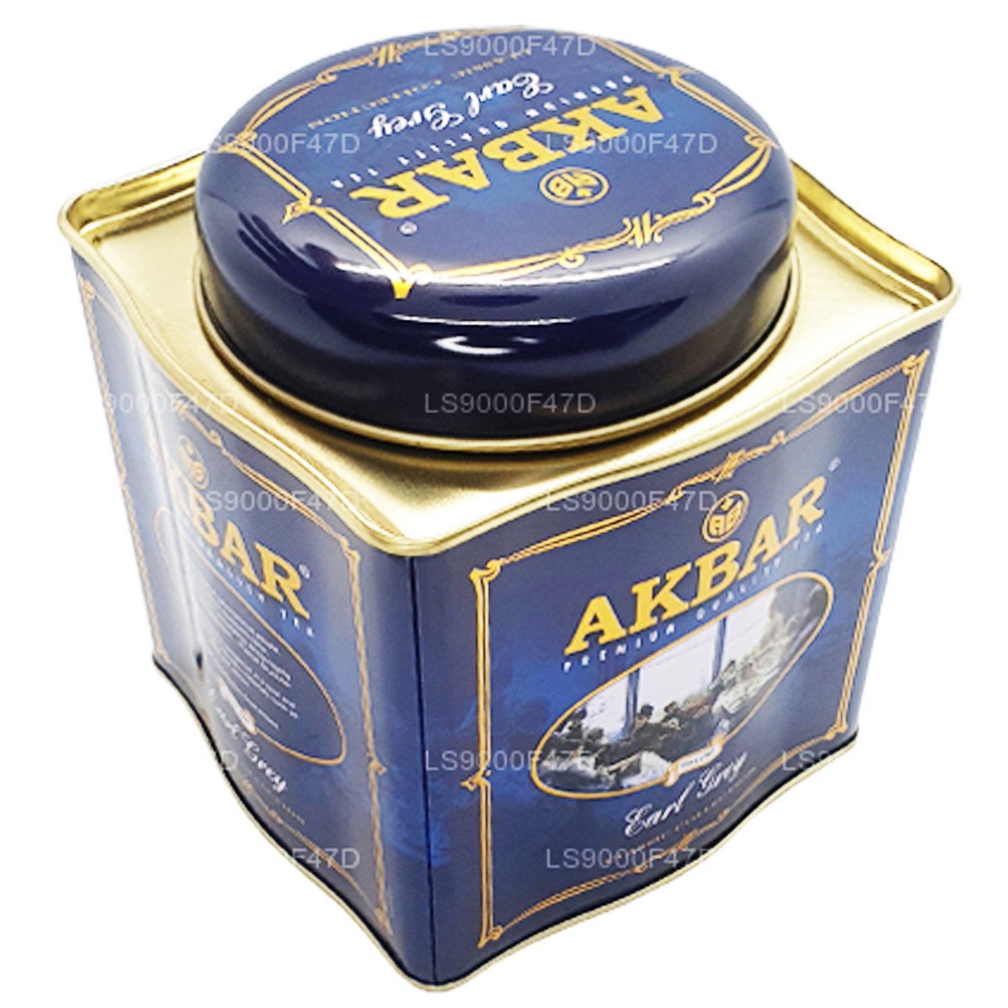 Чай Акбар Классический Эрл Грей Листовой (250 г) Жестяная банка