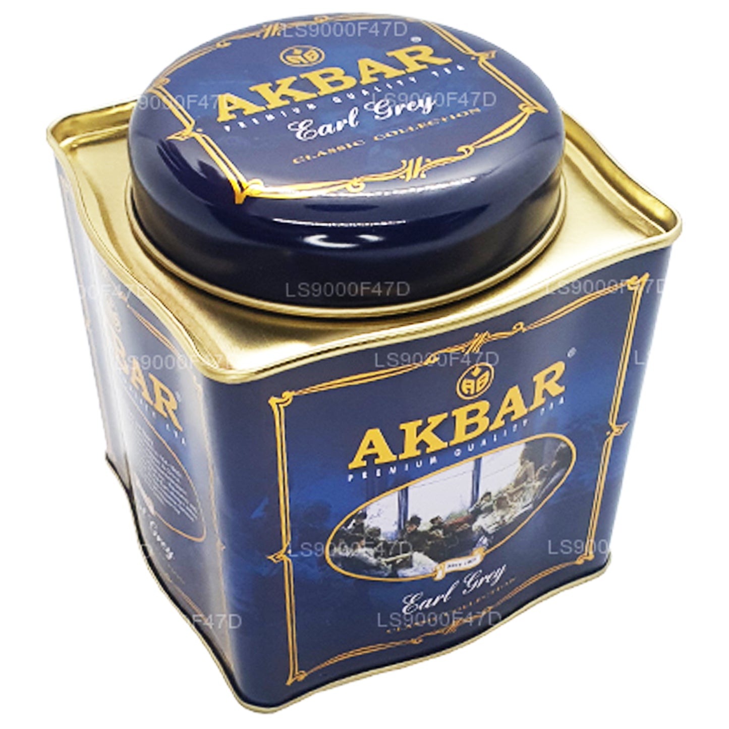Чай Акбар Классический Эрл Грей Листовой (250 г) Жестяная банка