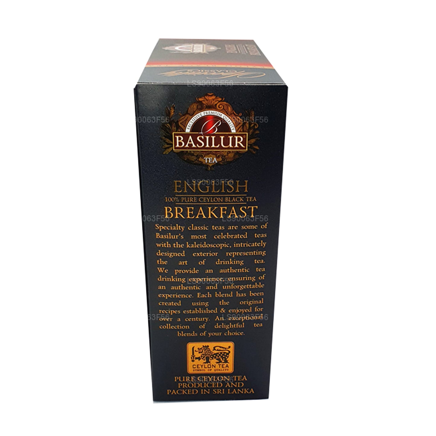 Basilur English Breakfast Чистый цейлонский черный чай (200 г) 100 пакетиков