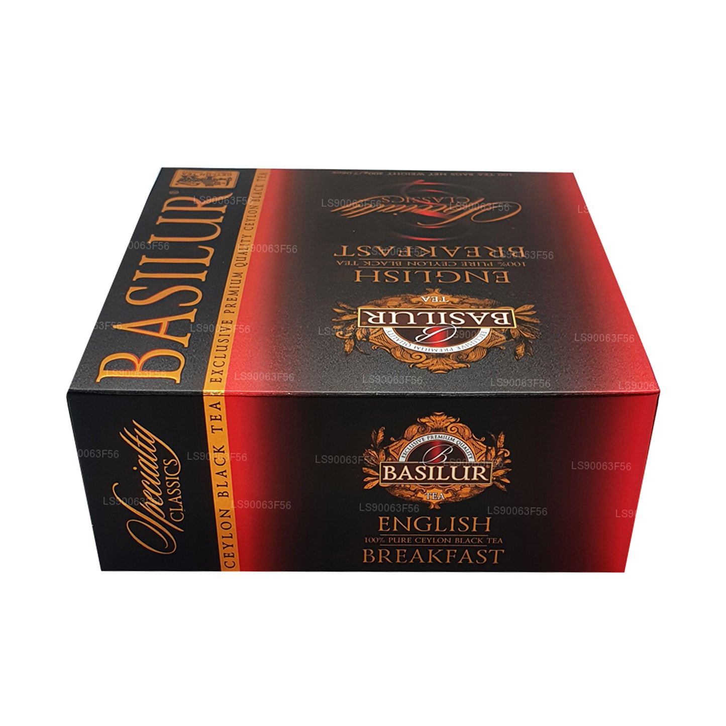 Basilur English Breakfast Чистый цейлонский черный чай (200 г) 100 пакетиков