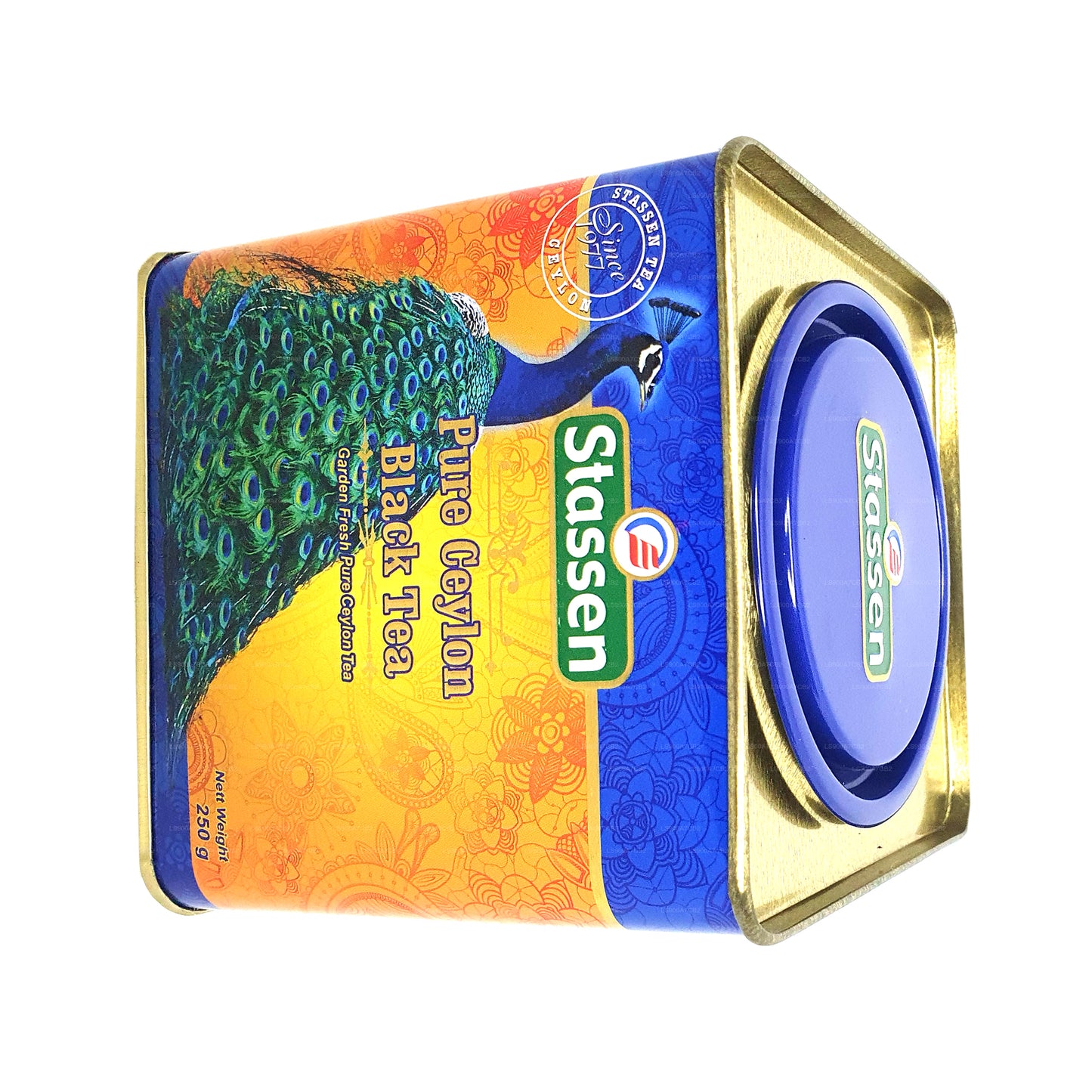 Чистый цейлонский черный чай Stassen (250 г), олово