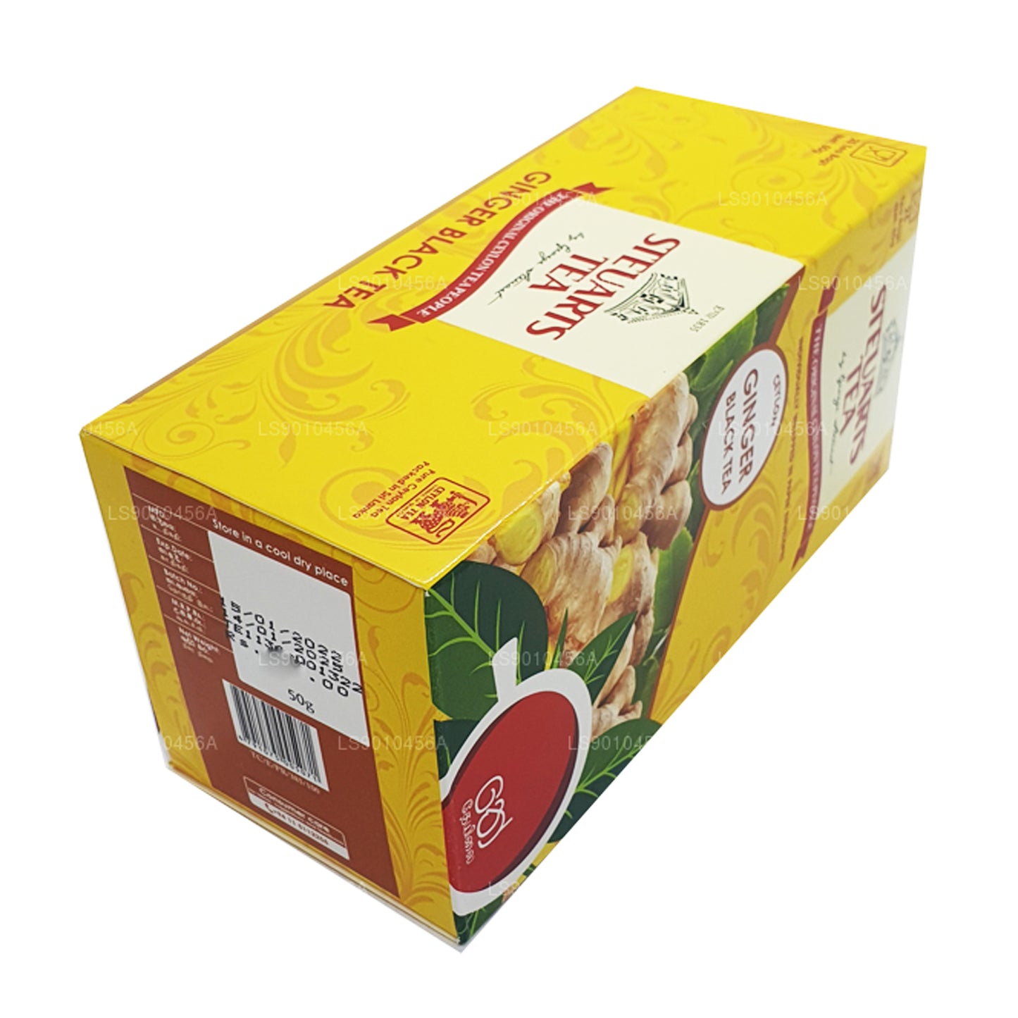 Черный имбирный чай Джорджа Стюарта (50 г) 25 пакетиков