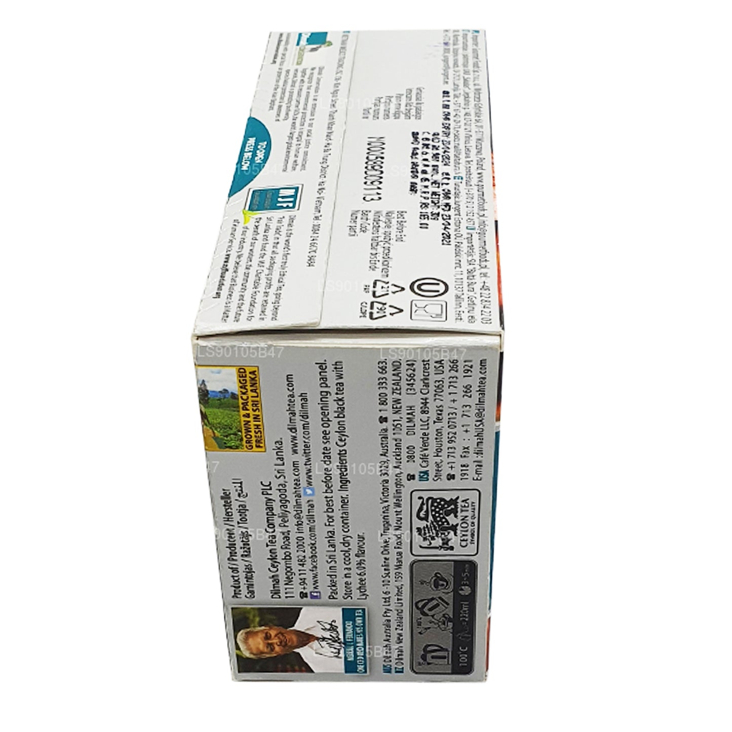 Черный чай со вкусом личи Dilmah (30 г)