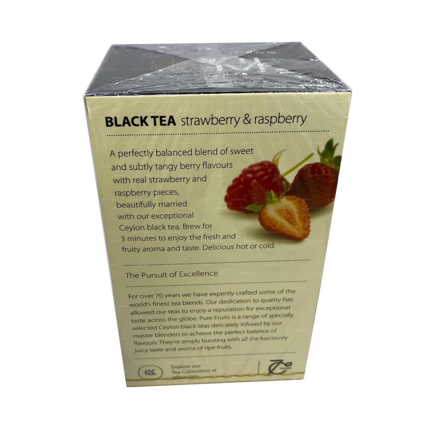 Коллекция Jaf Tea Pure Fruits Черный чай с клубникой и малиной (30 г) 20 пакетиков