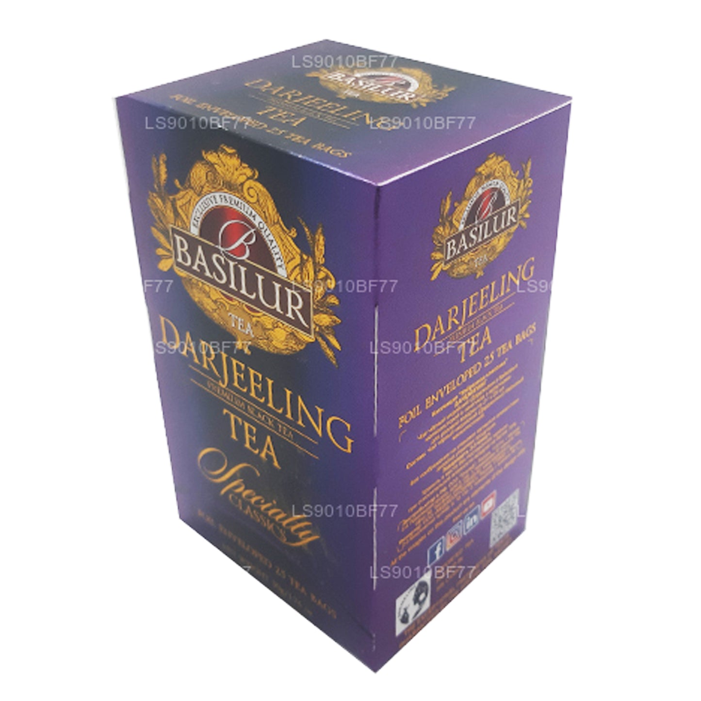 Чай Basilur Specialty Classics Дарджилинг (40 г) 20 чайных пакетиков