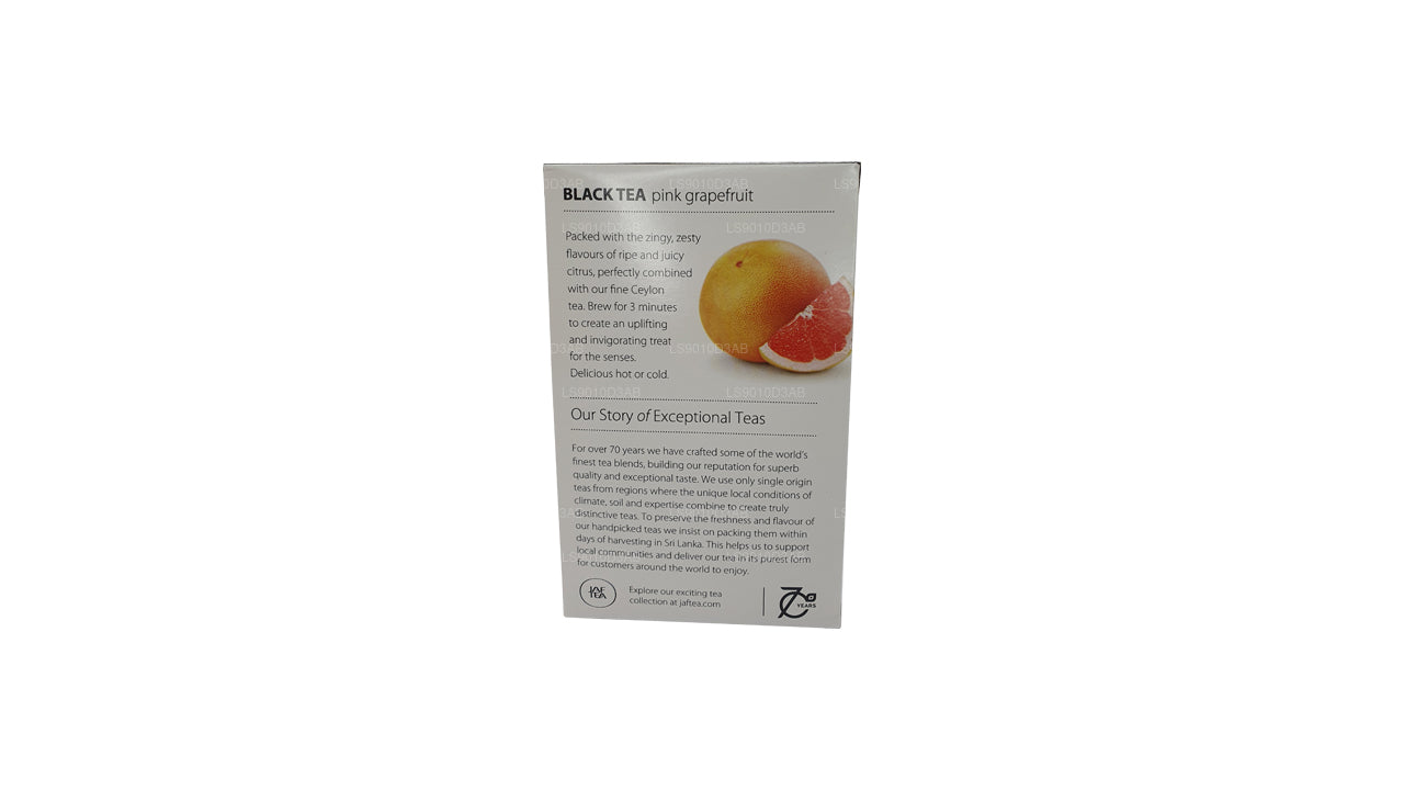 Коллекция Jaf Tea Pure Fruits, черный чай, розовый грейпфрут, фольга, конверт, чайные пакетики (30 г)