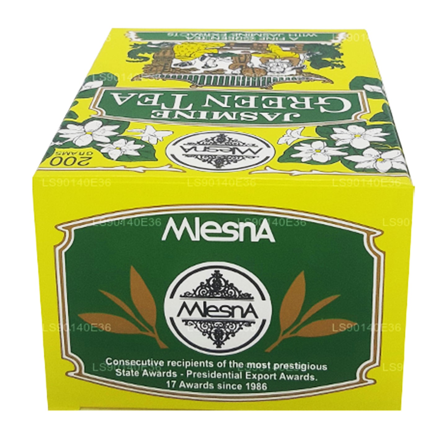 Рассыпной зеленый чай Mlesna со вкусом жасмина (200 г)