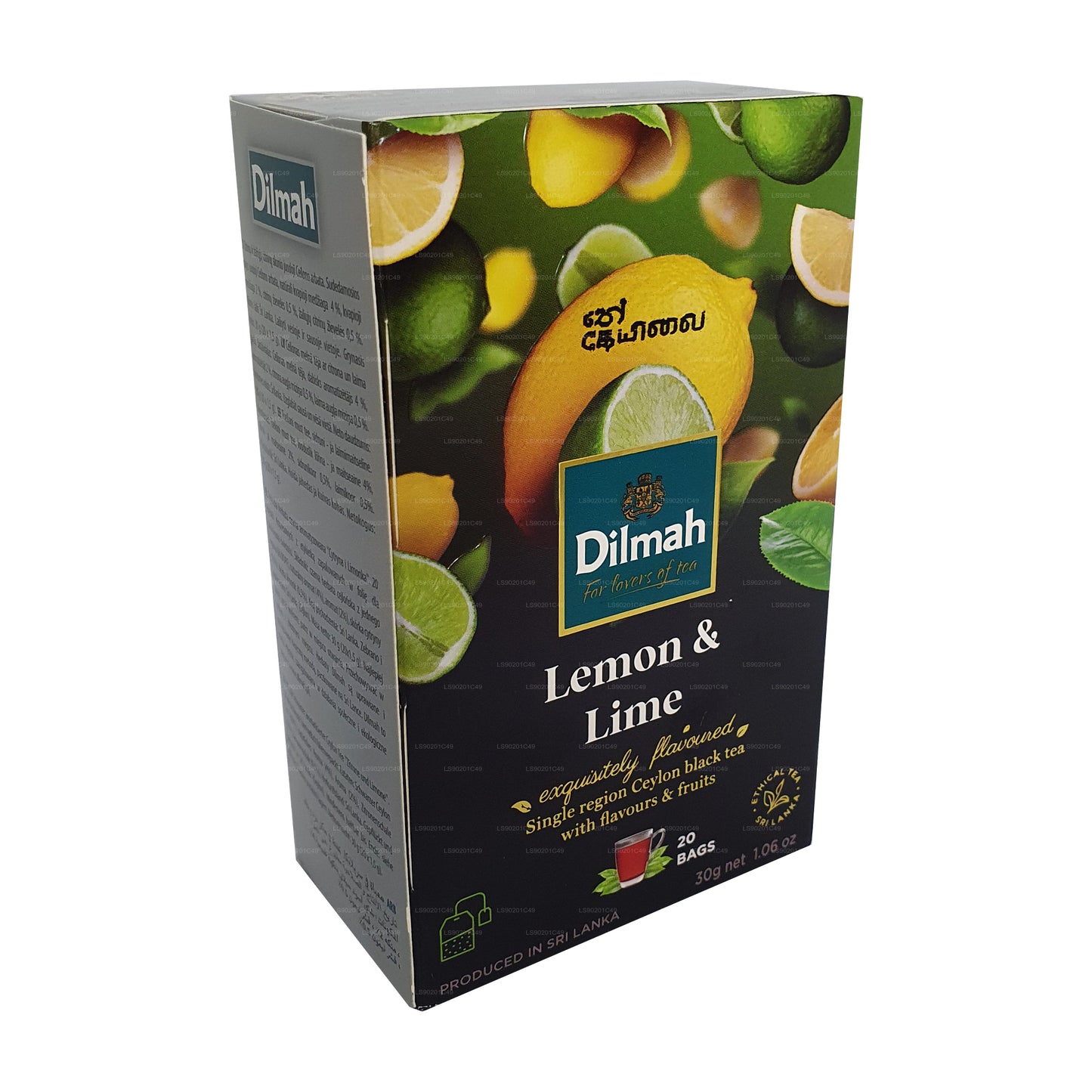 Чай Dilmah со вкусом лимона (30 г) 20 пакетиков