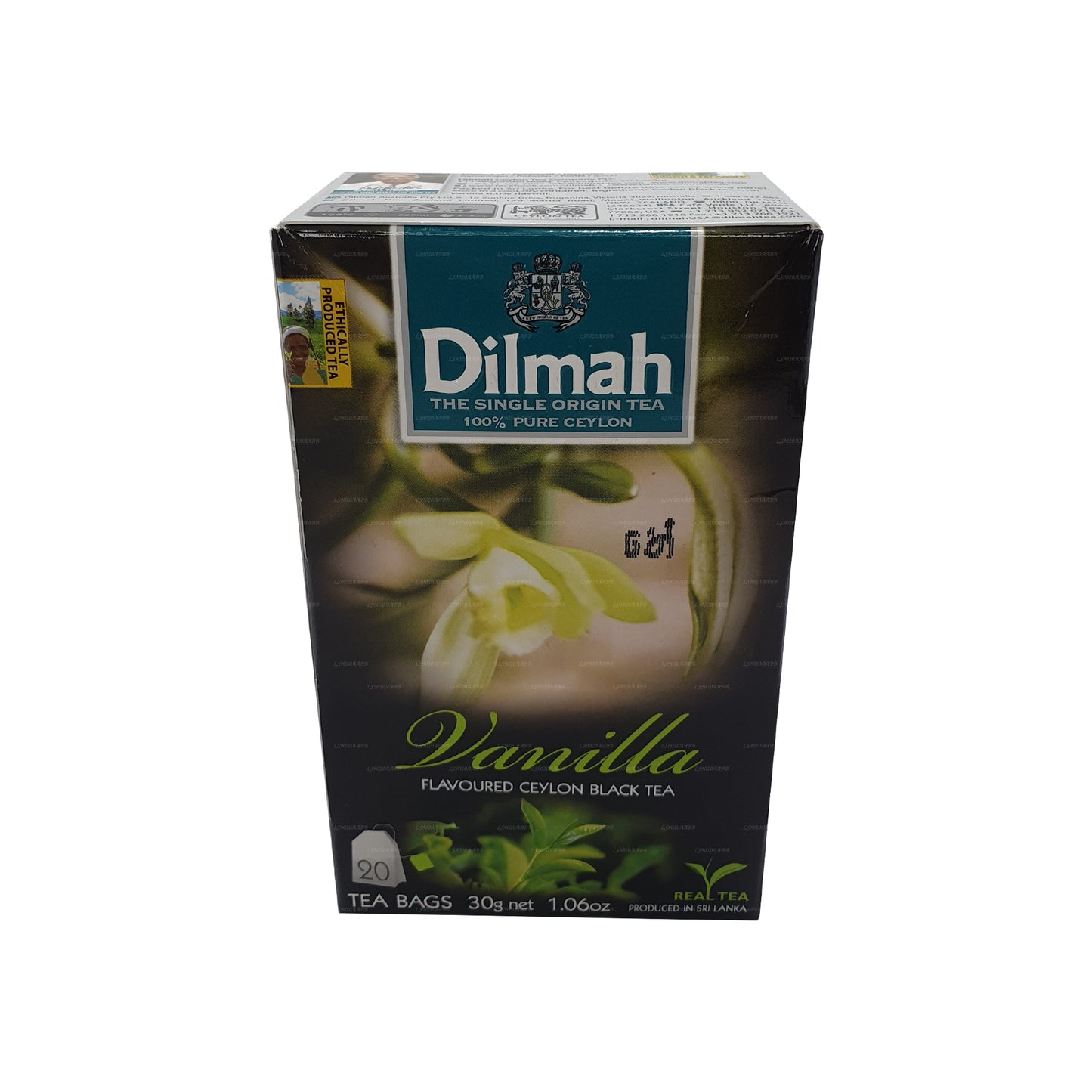 Чай Dilmah со вкусом ванили (40 г) 20 чайных пакетиков