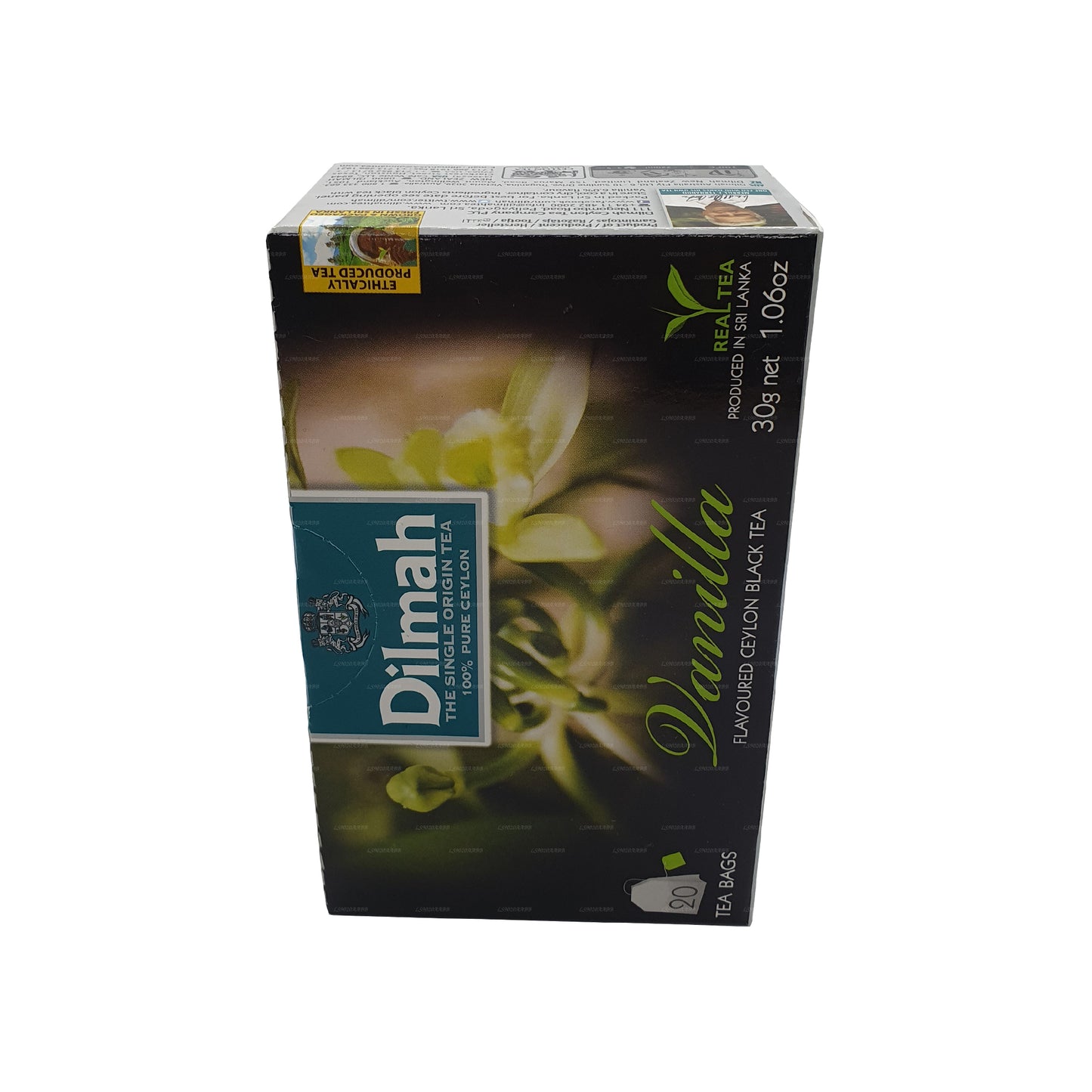 Чай Dilmah со вкусом ванили (40 г) 20 чайных пакетиков