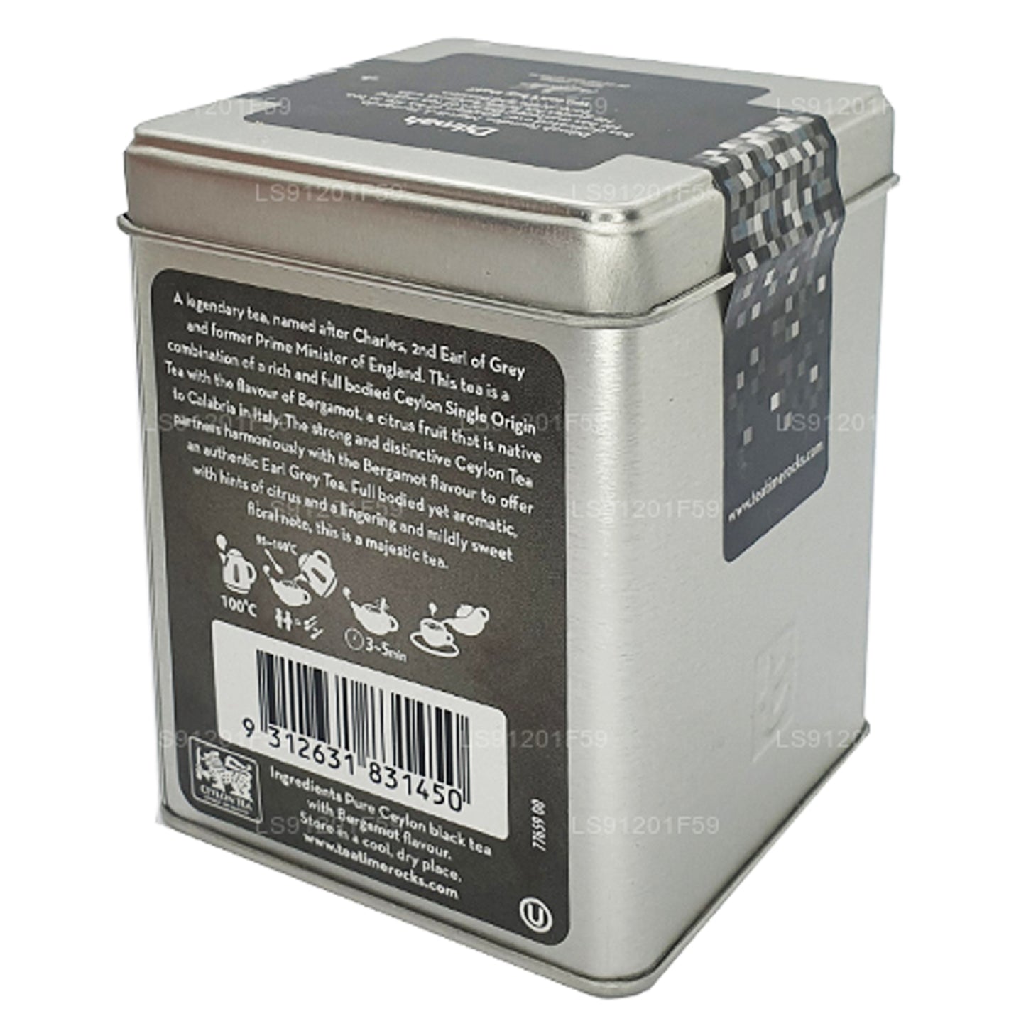 Dilmah T-серия Оригинальный листовой чай Эрл Грей (100г)
