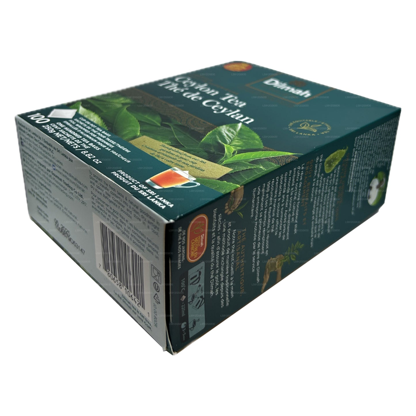 Цейлонский чай Dilmah Premium (250 г) 100 пакетиков без бирки