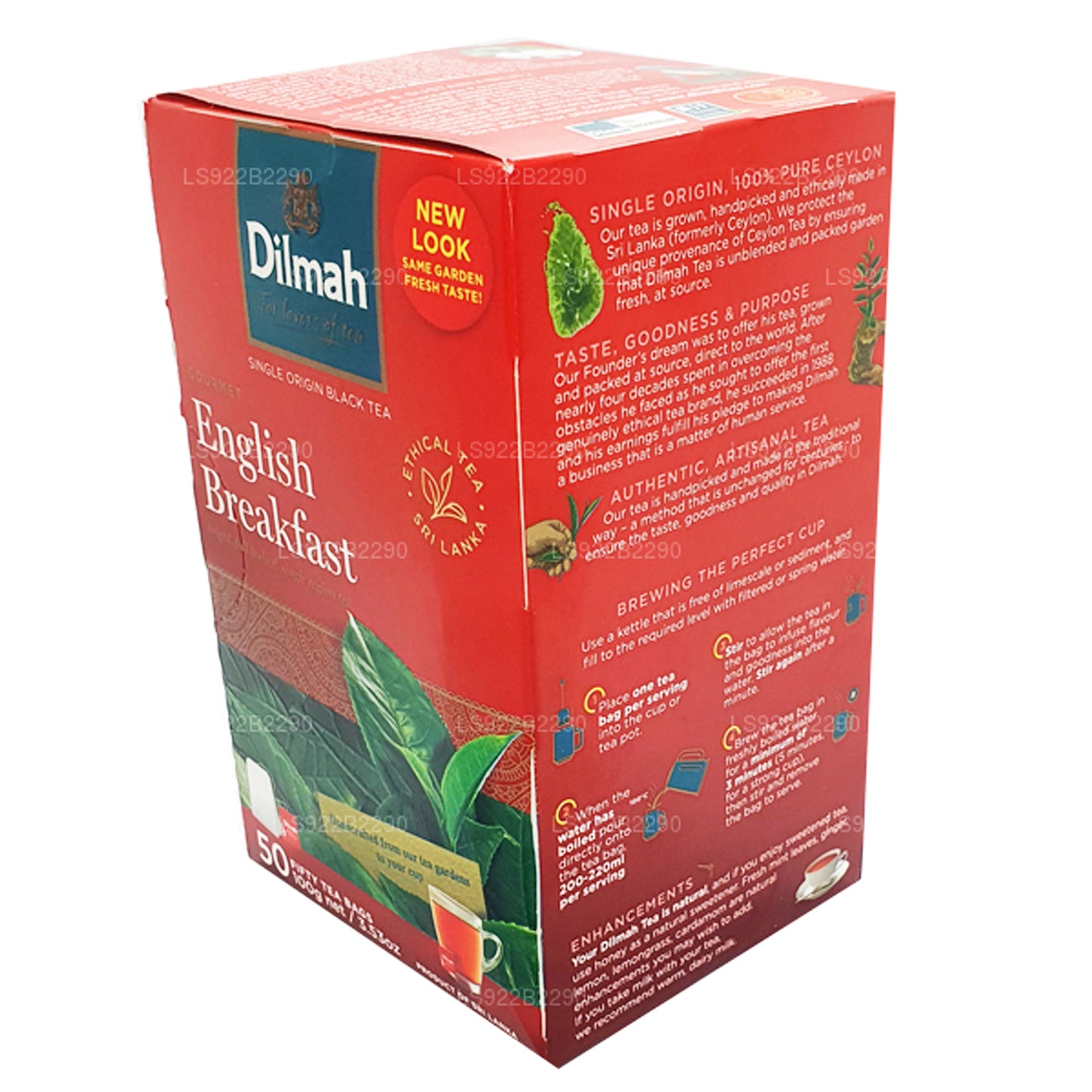 Английский чай для завтрака Dilmah, 50 пакетиков (100 г)