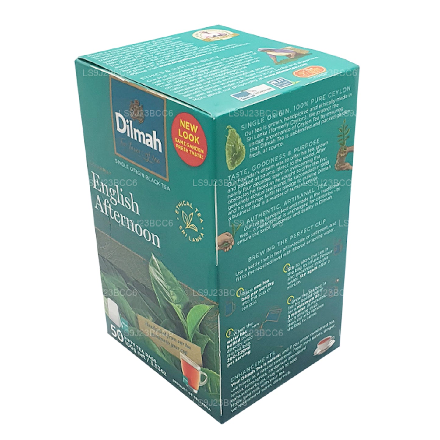 Английский послеобеденный чай Dilmah, 50 пакетиков (100 г)