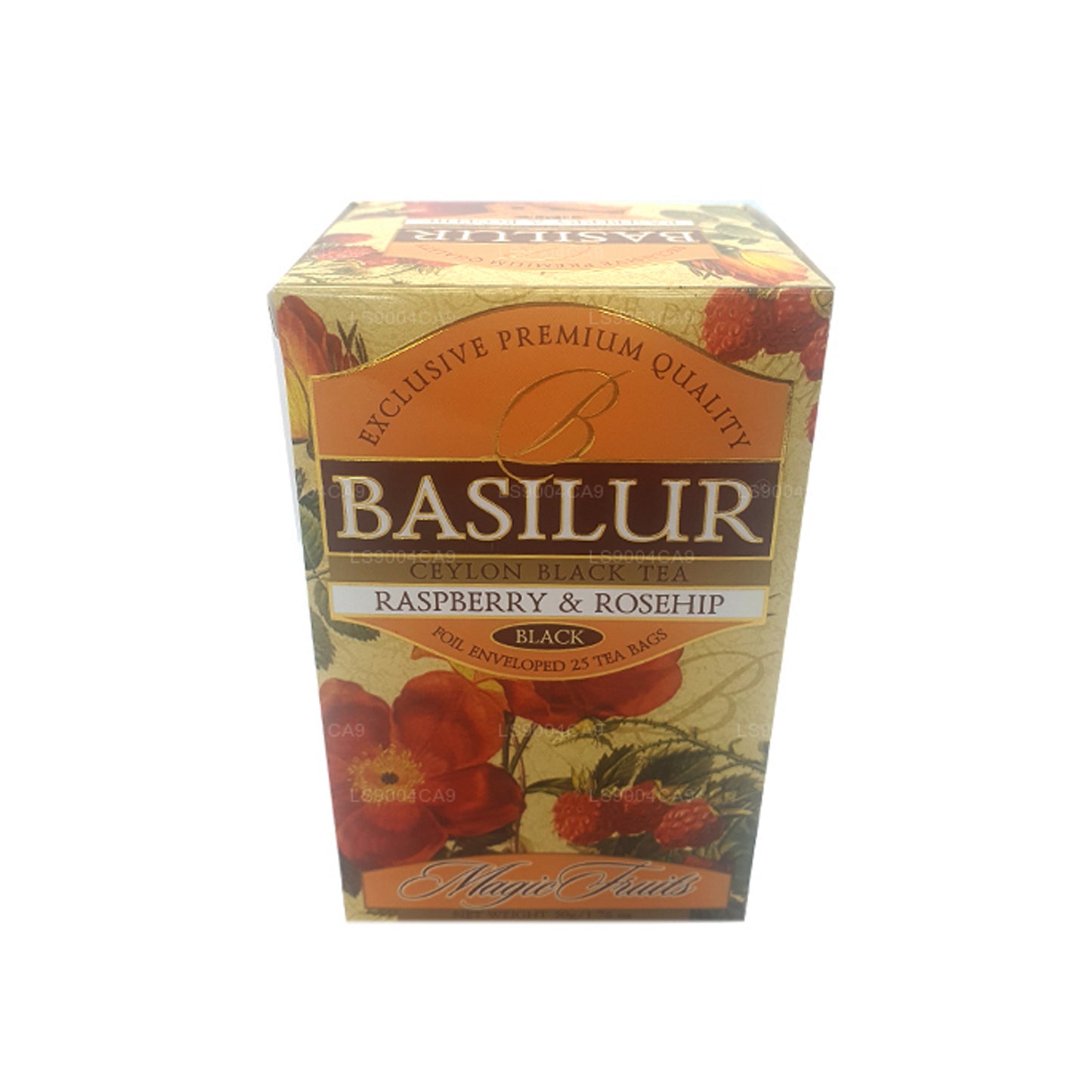 Малина и шиповник Basilur Magic Fruits (50 г) 25 пакетиков чая