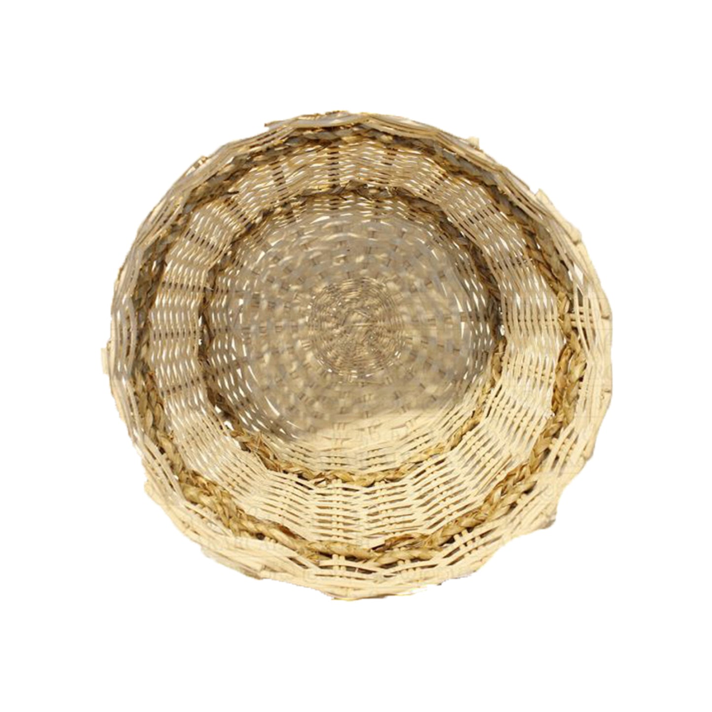 Handmade Bins Made of Cane and Reed