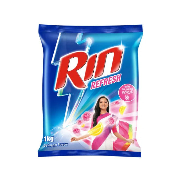 Стиральный порошок Rin Refresh с лимоном и розой (1 кг)