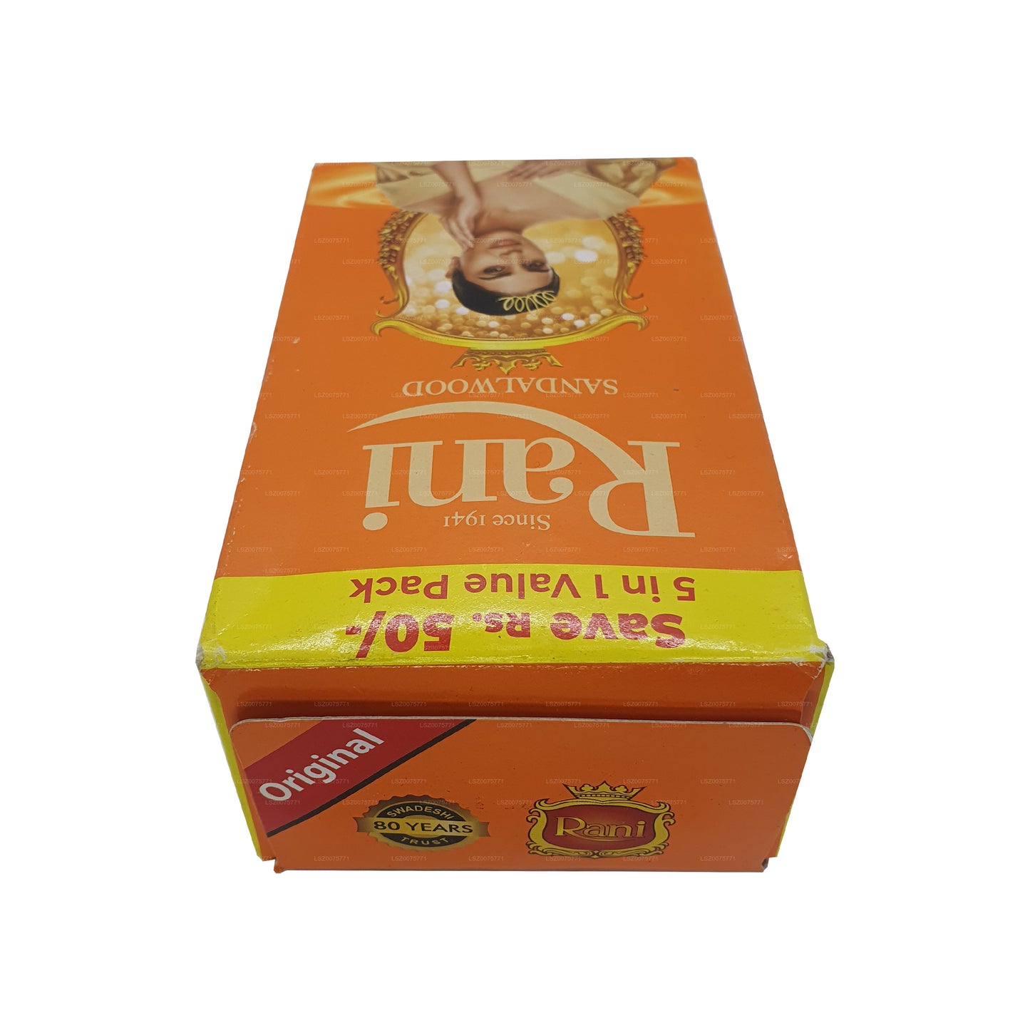 Мыло Swadeshi Rani с сандаловым деревом 5 в 1 (5x70 г)
