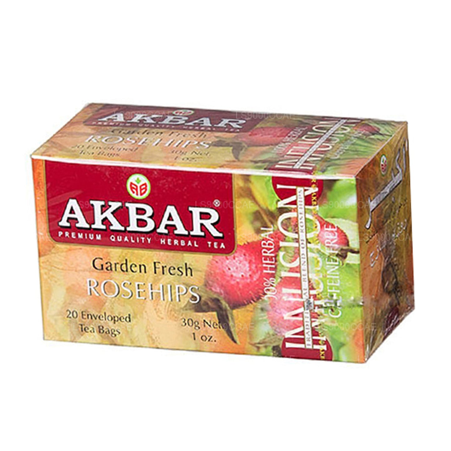 Свежий шиповник Akbar Garden 20 пакетиков чая (30 г)