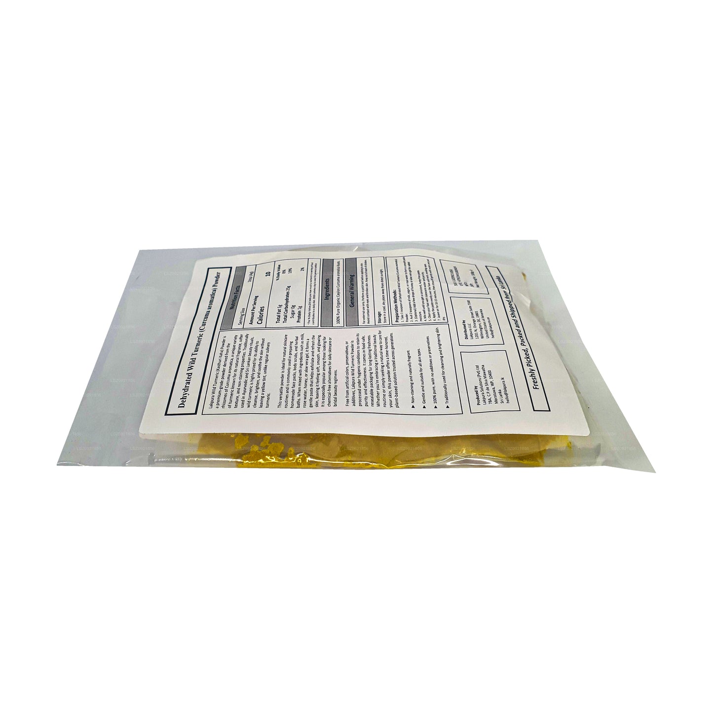 Lakpura Dehydrated Wild Turmeric (Kasthuri kaha) Powder
