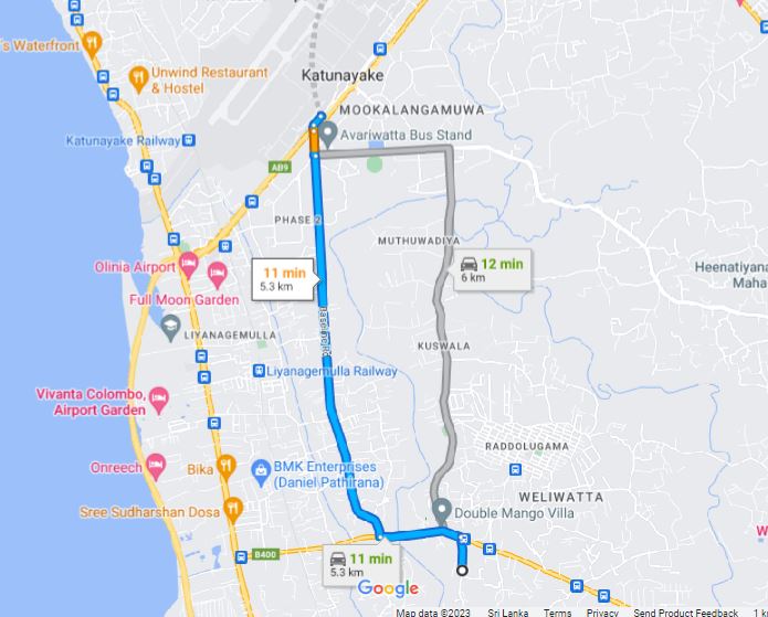 Raddoluwa City to Colombo Airport (CMB) Private Transfer