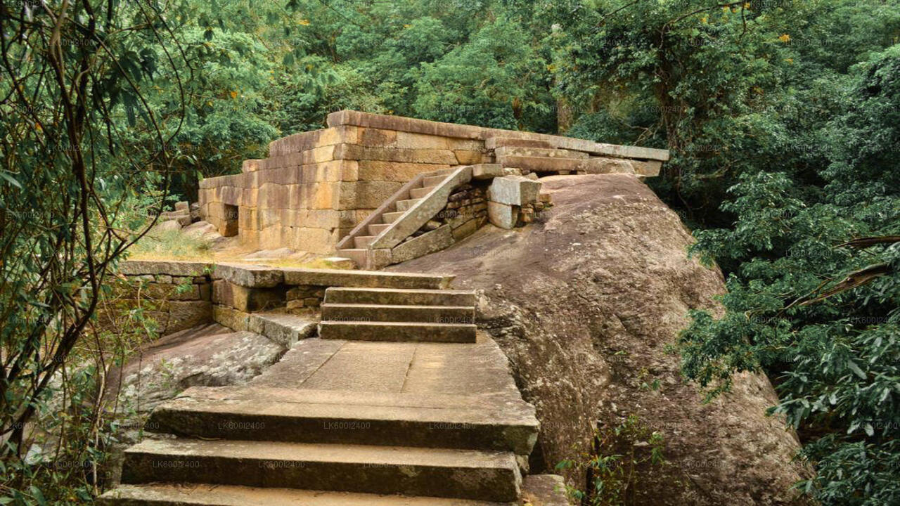 Ritigala, Kala Wewa and Namal Uyana from Dambulla