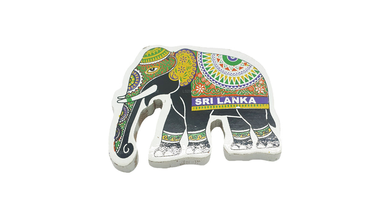 Традиционный шри-ланкийский магнит на холодильник Perahera Elephant
