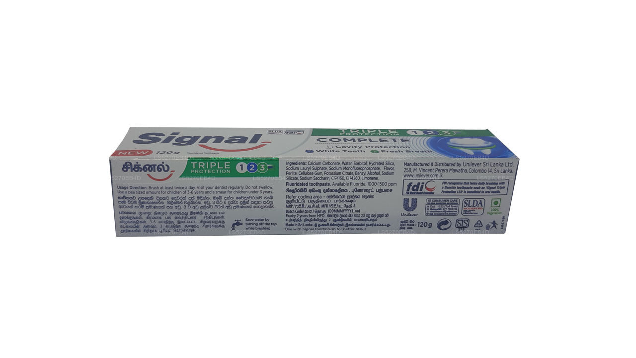 Зубная паста с тройной защитой Signal (120 г)