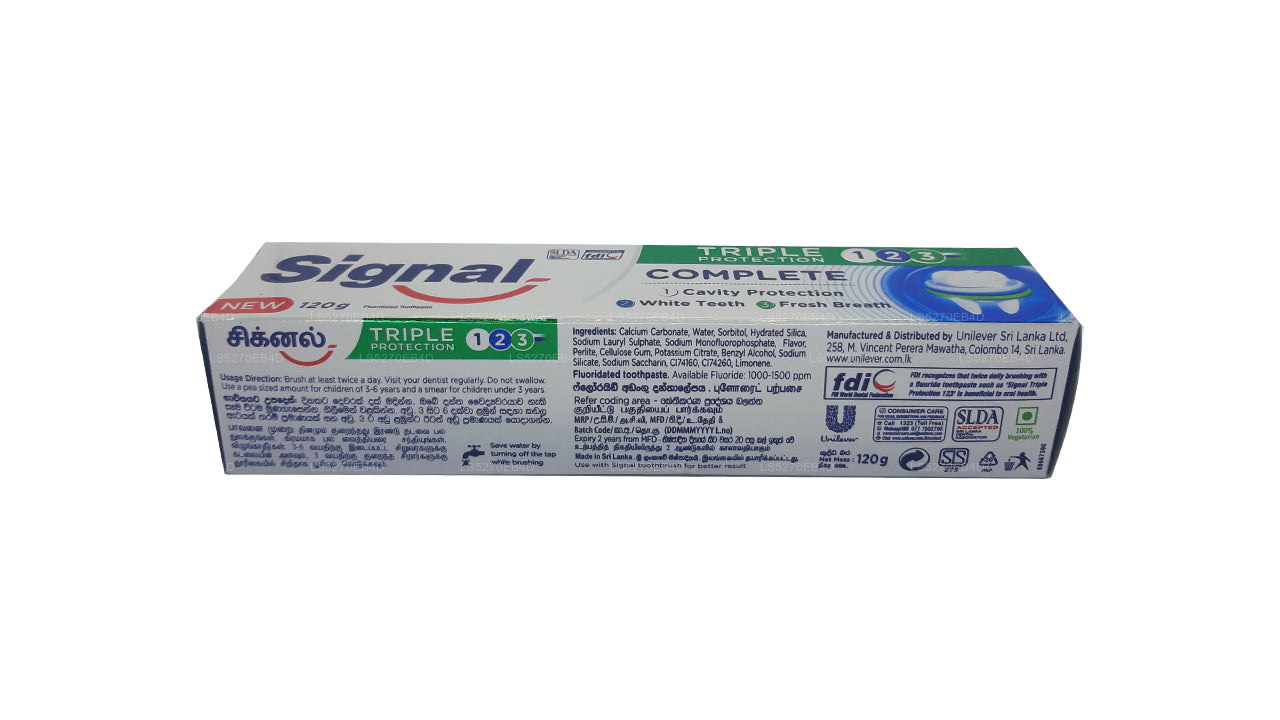 Зубная паста с тройной защитой Signal (120 г)